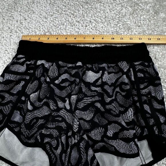 Lululemon Tracker Short Mini Warp White Black - Picture 11 of 14